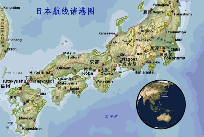 怎么从日本进口货物运输到国内销售